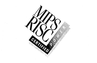 MIPS RISC CERTIFIED POWER logo