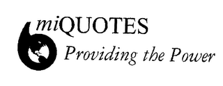 MIQUOTES PROVIDING THE POWER logo