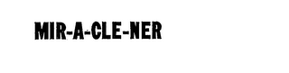 MIR-A-CLE-NER logo
