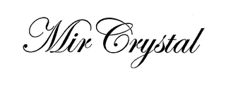 MIR CRYSTAL logo