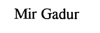 MIR GADUR logo
