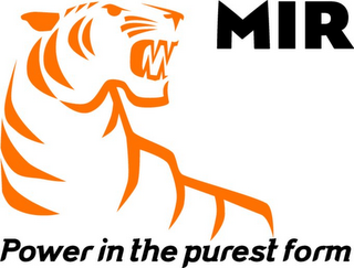 MIR POWER IN THE PUREST FORM logo