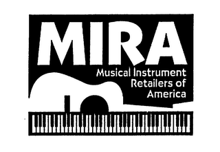 MIRA MUSICAL INSTRUMENT RETAILERS OF AMERICA logo
