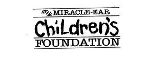 MIRACLE-EAR CHILDREN'S FOUNDATION logo