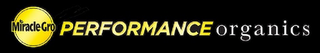 MIRACLE-GRO PERFORMANCE ORGANICS logo