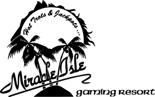 MIRACLE ISLE GAMING RESORT HOT TROTS AND JACKPOTS ... logo