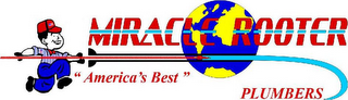 MIRACLE ROOTER "AMERICAS BEST" PLUMBERS logo