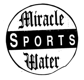MIRACLE SPORTS WATER logo