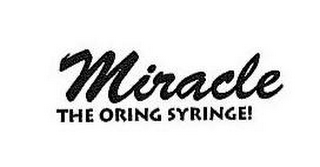 MIRACLE THE ORING SYRINGE logo
