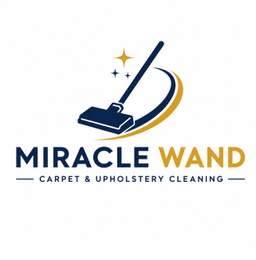 MIRACLE WAND CARPET AND UPHOLSTERY logo