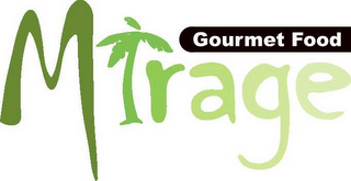 MIRAGE GOURMET FOOD logo