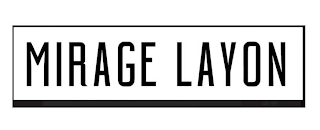 MIRAGE LAYON logo