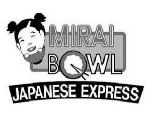 MIRAI BOWL JAPANESE EXPRESS logo