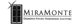 MIRAMONTE DIAMOND FINISH HARDWOOD SHUTTERS logo