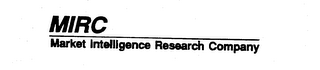 MIRC MARKET INTELLIGENCE RESEARCH COMPANY logo
