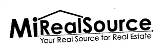 MIREALSOURCE YOUR REAL SOURCE FOR REAL ESTATE logo