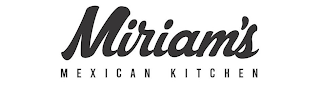 MIRIAM'S MEXICAN KITCHEN logo