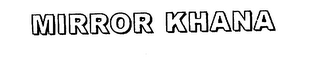 MIRROR KHANA logo