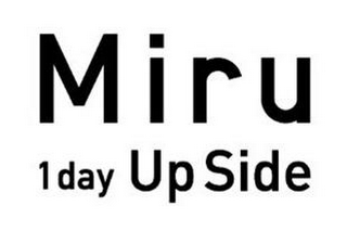 MIRU 1DAY UPSIDE logo