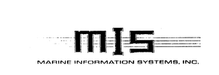 MIS MARINE INFORMATION SYSTEMS, INC. logo