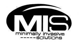 MIS MINIMALLY INVASIVE  - - - - -  SOLUTIONS