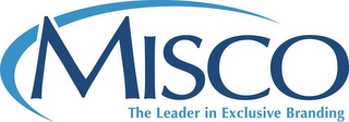 MISCO THE LEADER IN EXCLUSIVE BRANDING logo