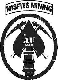MISFITS MINING 79AU GOLD logo