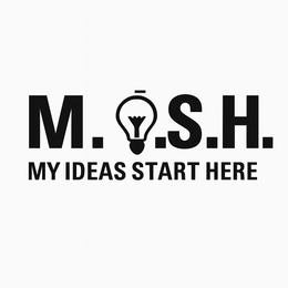 M.I.S.H. MY IDEAS START HERE logo