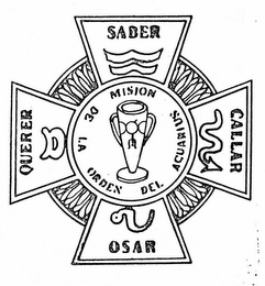 MISION DE LA ORDEN DEL ACUARIUS SABER QUERER OSAR CALLAR logo