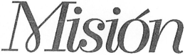 MISIÓN logo