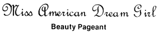 MISS AMERICAN DREAM GIRL BEAUTY PAGEANT logo
