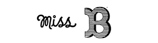 MISS B logo