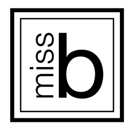 MISS B logo
