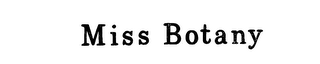 MISS BOTANY logo