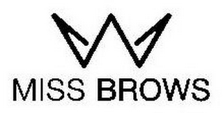 MISS BROWS logo