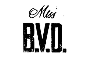 MISS B.V.D. logo