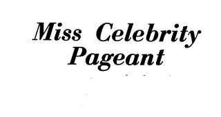 MISS CELEBRITY PAGEANT logo