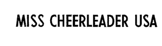 MISS CHEERLEADER USA logo