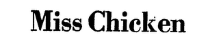 MISS CHICKEN logo