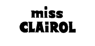 MISS CLAIROL logo