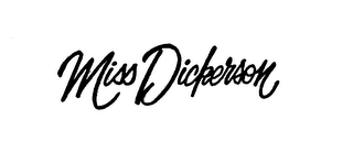 MISS DICKERSON logo