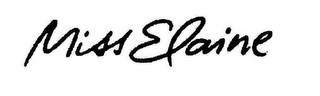MISS ELAINE logo