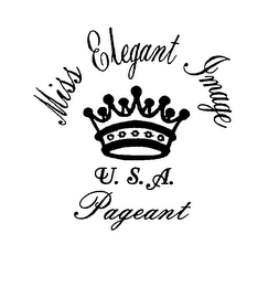 MISS ELEGANT IMAGE U.S.A. PAGEANT logo