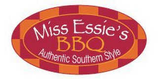 MISS ESSIE'S BBQ AUTHENTIC SOUTHERN STYLE logo