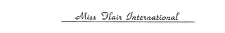 MISS FLAIR INTERNATIONAL logo