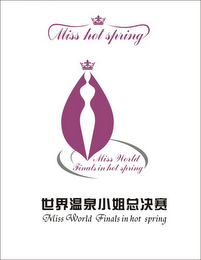 MISS HOT SPRING MISS WORLD FINALS IN HOT SPRING logo