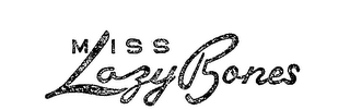 MISS LAZY BONES logo