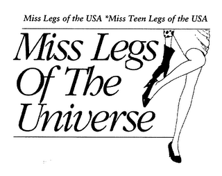 MISS LEGS OF THE USA, MISS TEEN LEGS OF THE USA, MISS LEGS OF THE UNIVERSE logo