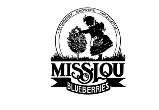 MISS LOU BLUEBERRIES BLUEBERRY GROWERS ASSOCIATION logo