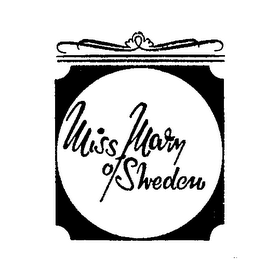 MISS MARY OF SWEDEN logo